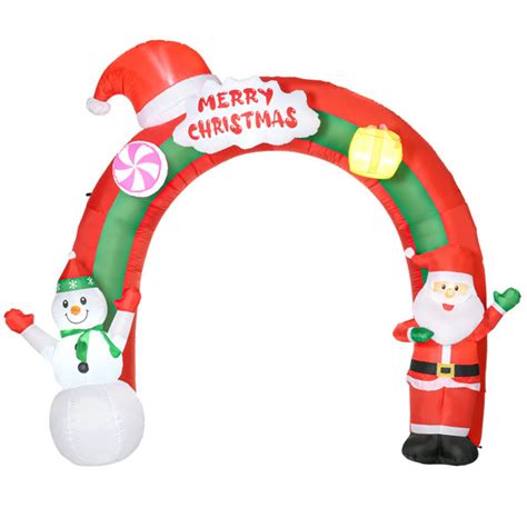 The Holiday Aisle® 106 25 Giant Christmas Inflatables Archway With