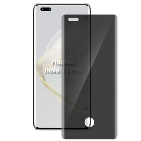 Folie Sticla Uv Privacy Silkase Pentru Huawei Nova Pro Full Glue