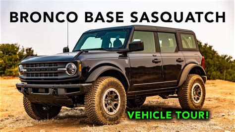 Ford Bronco 4 Door Sasquatch Package