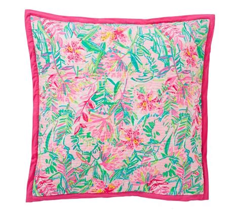 Lilly Pulitzer Lilly Of The Jungle Reversible Pillow Sham Pottery Barn