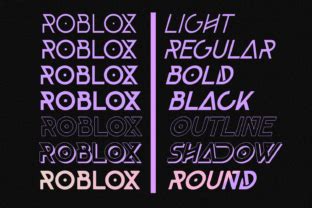 Roblox Font by 177Studio · Creative Fabrica