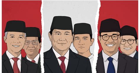 Survei Lsi Prabowo Gibran Unggul Ganjar Mahfud Amin Bersaing