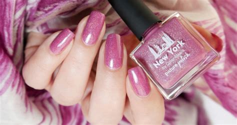 New York Nail Polish Review Pink Nail Polish Picture Polish