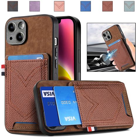 Nalacover Case For IPhone 14 Pro Max Back Card Slots Wallet Case