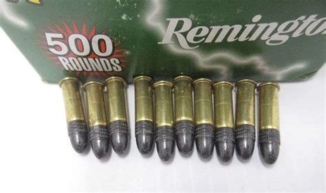 500 Rounds Of Remington 22 Thunderbolt High Velocity 22 Lr Round Nose Albrecht Auction Service