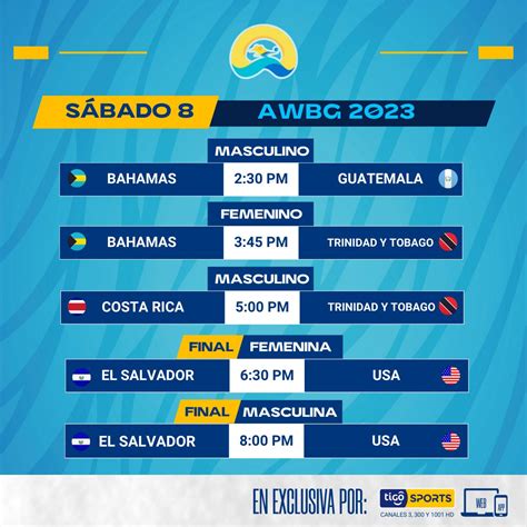 Tigo Sports on Twitter AWBGxTigoSports Sábado de finalesTe