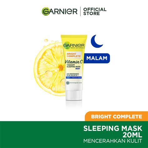 Jual GARNIER Bright Complete Yogurt Sleeping Mask Night Krim Malam