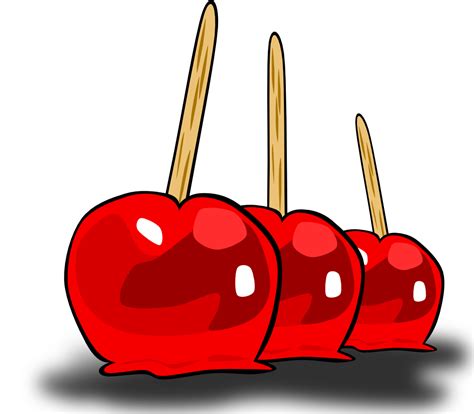 OnlineLabels Clip Art - Candied Apples