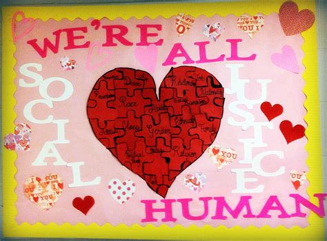 We Re All Human A Social Justice Themed Bulletin Board Reslife Ra