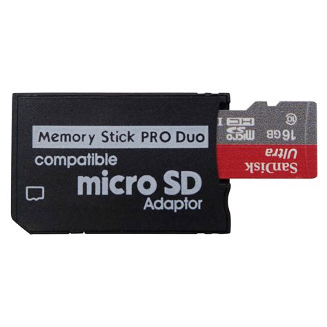 Memory Stick Pro Duo Adapter - 8GB Sony Memory Stick PRO-HG Duo ...