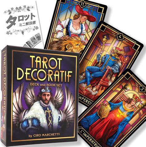 Amazon Co Jp Tarot Decoratif Deck And Book Set