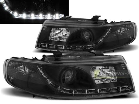 Paire De Feux Phares Seat Leon Toledo Daylight Led Noir