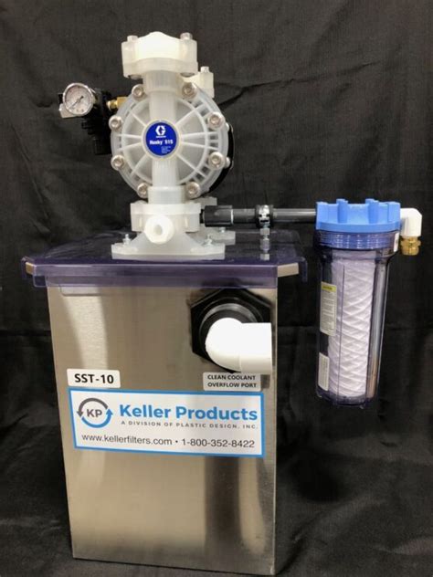 10 Gallon Tramp Oil Separator Unit Stainless Steel Keller Products