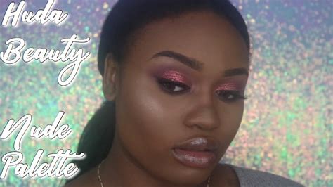 Huda Beauty NUDE Palette Tutorial YouTube
