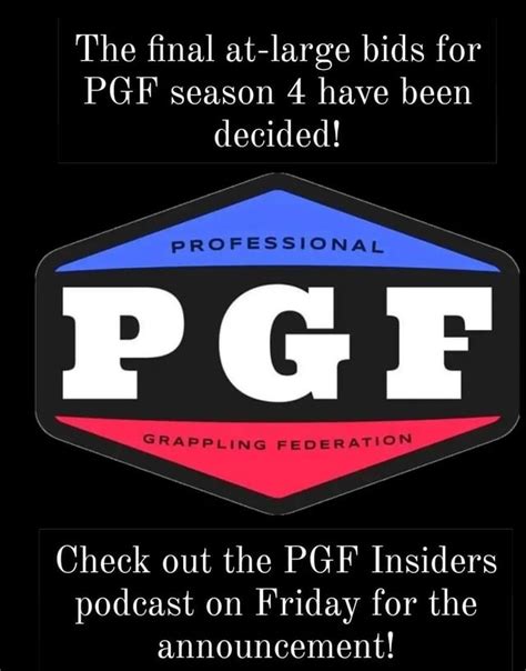 Pgf Season 4 Almost Here Rbjj