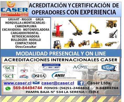 Cursos Y Certificaci N Operadores Equipos Alto Tonelaje En La Serena