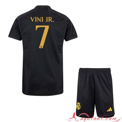 Tous Les Maillot De Foot Real Madrid Vini Jr Enfants Third