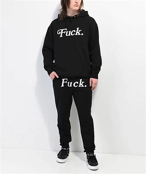 The Artist Collective Fuck Black Sweatpants Zumiez