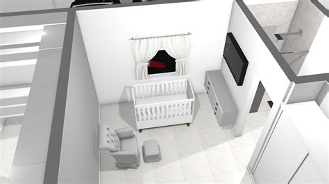 Casa Dos Sonhos Qt Bby 2 De Thayane Planta 3D Mooble