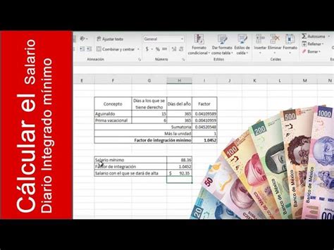 Calculo De Salario Diario Integrado En Excel Company Salaries