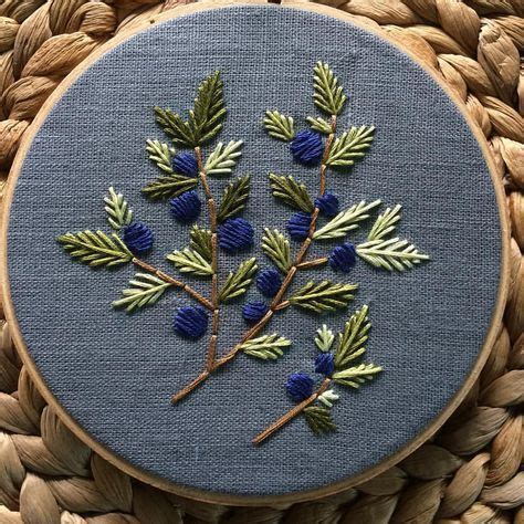 Kathleen On Instagram Blueberries Hoopart Handmade Handembroidery