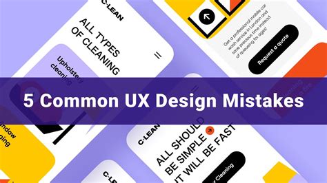 5 Common Mistakes That UX Designers Make YouTube