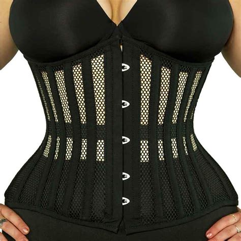 Mesh Hourglass Curve Waspie Underbust Corset Cs 201 Gem