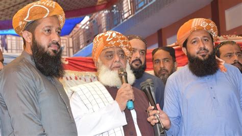 Larkana Maulana Fazlur Rehman S Conversation With The Media YouTube