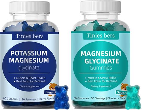 Amazon Potassium Gummies And Magnesium Glycinate Gummies Mg