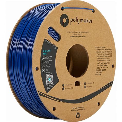 Filament Polymaker Polylite Abs Blue Dinbox