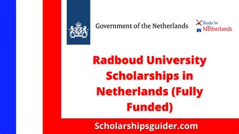 Radboud University Scholarships 2023 In Netherlands Fully Funded