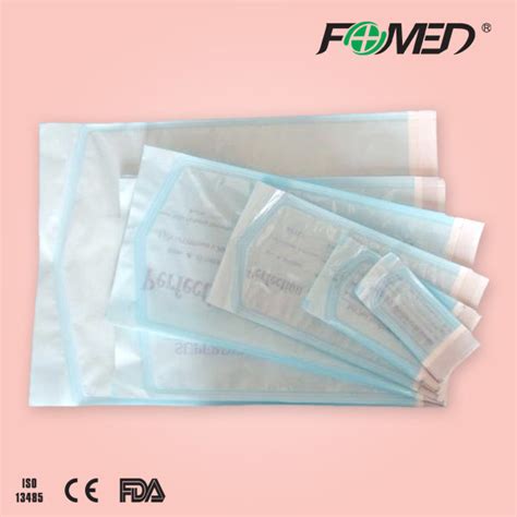 Medical Heat Seal Flat Sterilization Pou China Self Sealing Sterilization Pouches And Dry Heat