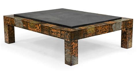 Paul Evans Slate Top Brutalist Coffee Table