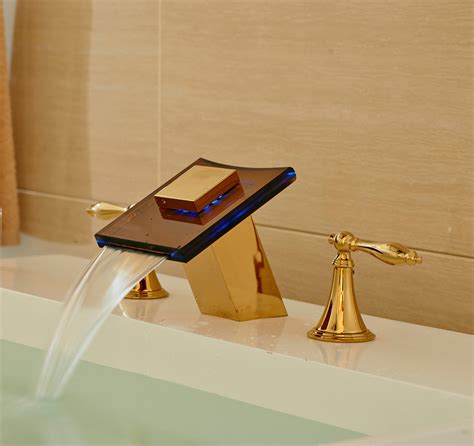 Gold Colored Bathroom Sink Faucets Everything Bathroom