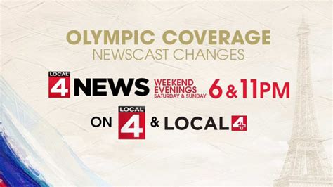 Where You Can Watch Local 4 News During Paris Summer Olympics