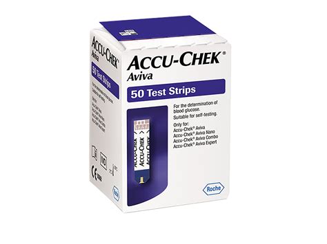 Accu Chek Aviva Glukose Teststrips 50 Stk Diabetes Farmasiet No