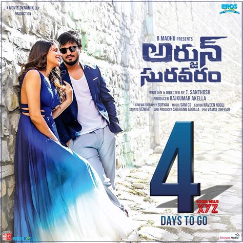 Arjun Suravaram Movie 4 Days To Go Poster Social News Xyz