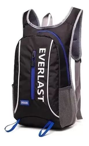 Mochila Caminhada Everlast 21366 Cor Preto Azul 15L MercadoLivre