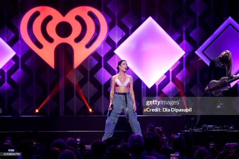 Halsey Performs Onstage During Iheartradios Z100 Jingle Ball 2019