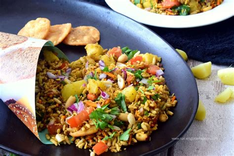 Bhel Puri Recipe Bhel Poori Indian Street Food Rumki S Golden Spoon