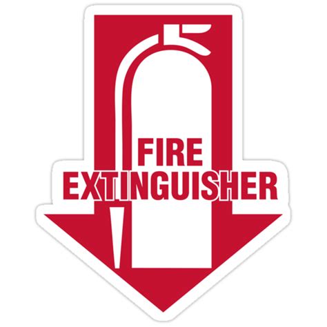 Fire Extinguisher Stickers By Moc2 Redbubble