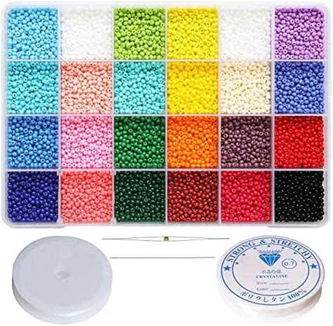 Ph Pandahall Pcs Couleurs Perles De Rocaille En Verre Mm