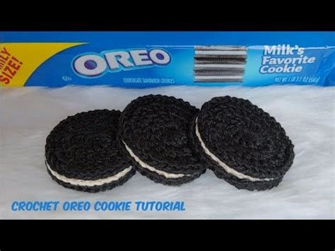 Amigurumi Crochet Oreo Cookie Tutorial Full Pattern Easy Beginner