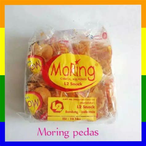 Jual Moring Cimol Kering Asin Pedas Isi Pak Jajanan Murah Indonesia