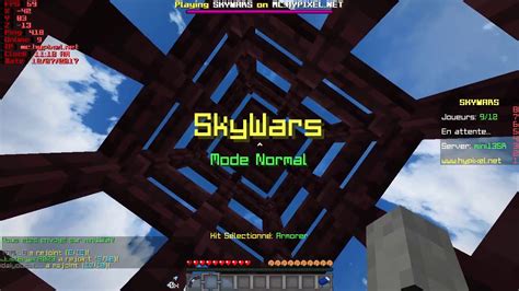 Hypixel Comment Avoir Des Kits Skywars Et Mettre Les Cages Youtube