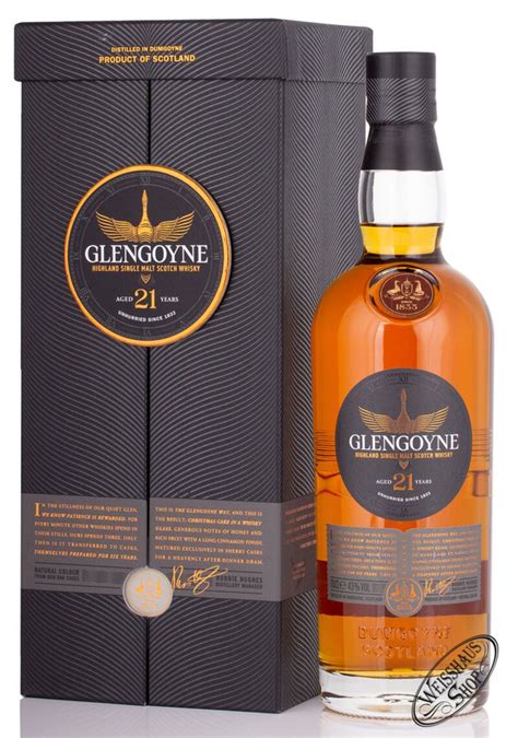 Glengoyne 21 YO Single Malt Whisky 43 Vol 0 70l Weisshaus Shop