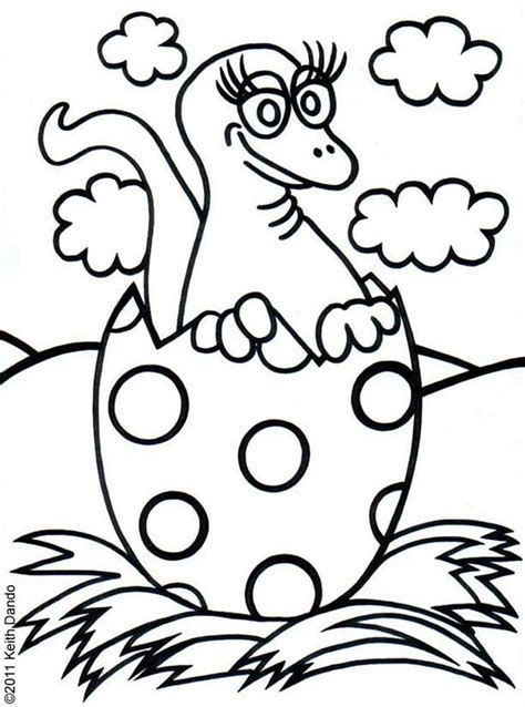 Rooftop Post Free Printables Baby Dinosaurs Easter Colouring Easter Fun