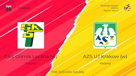 Gks Gornik Leczna W Vs Azs Uj Krakow W At Ekstraliga