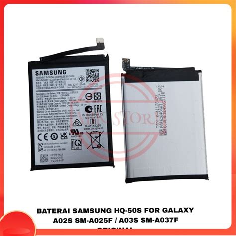 Jual BATRE BATERAI BATTERY SAMSUNG A02S A025F A03S A037F HQ 50S