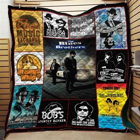 Blues Brothers Collage Blanket Th Quilt Dreamrooma